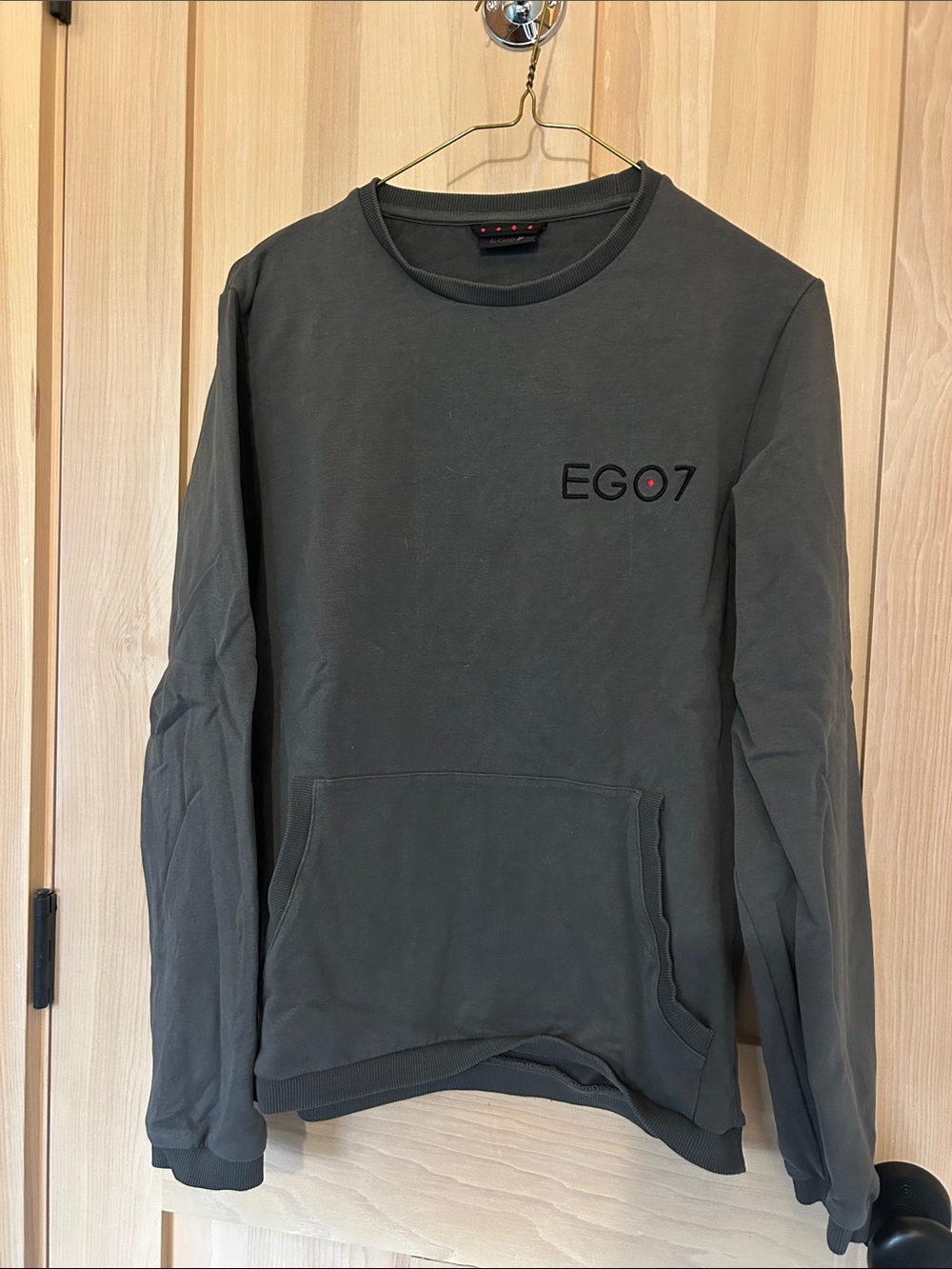 EGO 7 Women’s Crewneck Sweatshirt in Charcoal Gray